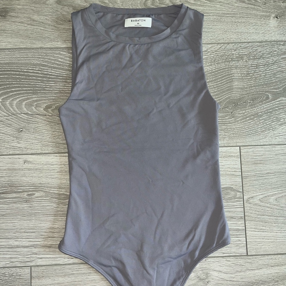 Babaton Contour Muscle Bodysuit - Colour: Purple/Grey - Size: XS